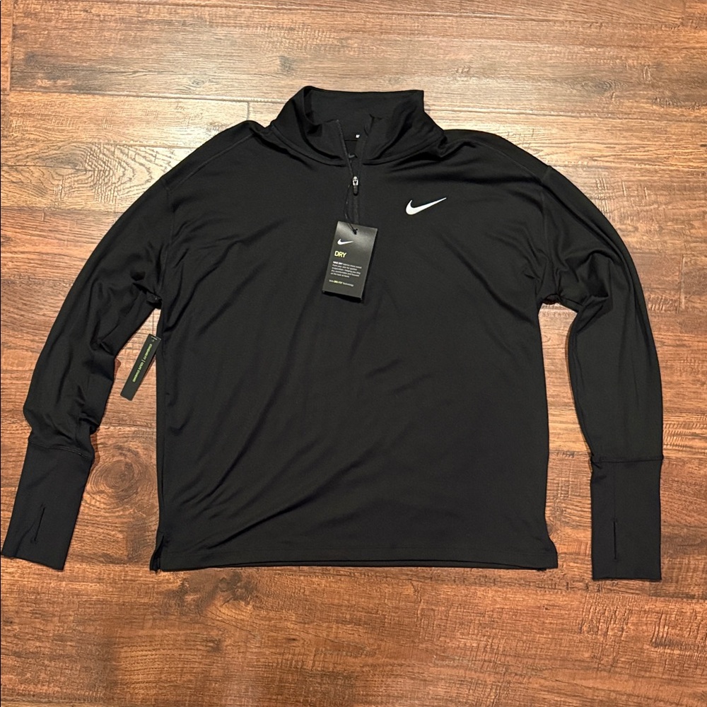 Woman’s Nike Black Quarter-Zip Pullover